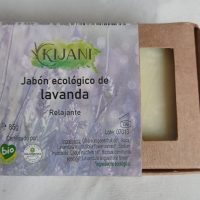 Jabón sólido ecológico de lavanda.