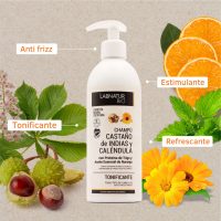 Novedad! Champú Tonificante Castaño de Indias y Caléndula 450ml Labnatur Bio